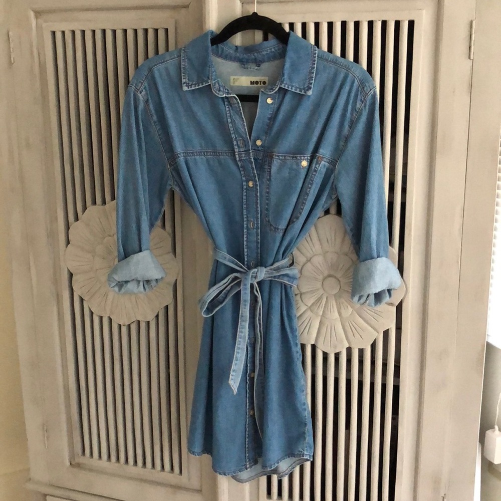 Top Shop Denim Dress